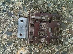   1956 1957 CHEVROLET BEL AIR 210 FUSE PANEL 908 DELCO REMY B  