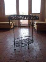 Wrought Iron Table Plant Stand  