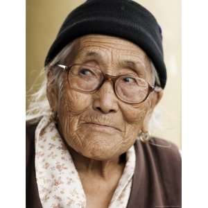  Portrait of a Tibetan Woman, Mcleod Ganj, Dharamsala 