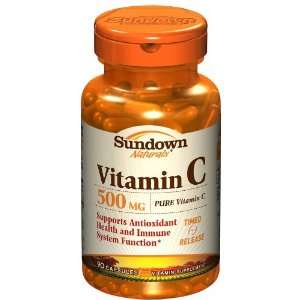  Sundown Vitamin C 500 mg Time Release Caps Health 
