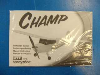   Micro Champ DSM Electric R/C RC Electric Airplane PARTS HBZ4900  