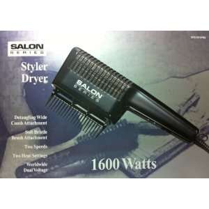  Salton Styler Dryer, 1600 Watt Dual Voltage Beauty