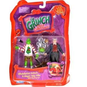   Christmas Whobilation Grinch & Mayor May Who with Flocking Gun Toys