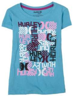  Hurley Girls 7 16 Blue Moon T Shirt Clothing