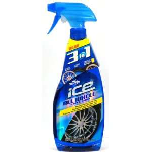 Turtle Wax Ice 3 in 1 All Wheel & Tire Cleaner, 22 Oz (Pack of 3)