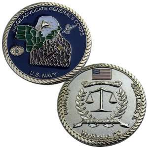  US Navy Judge Advocate Generals Corps Challenge Coin 