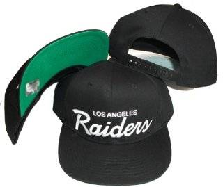 Los Angeles Raiders Black Plastic