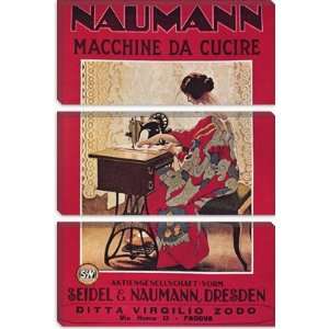  Naumann Sewing Machine Vintage Poster by Alberto Zardo 