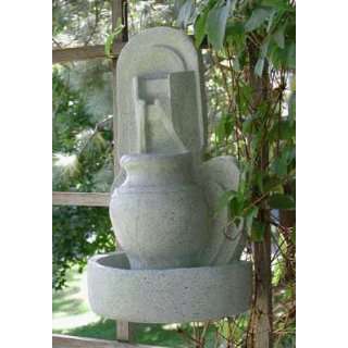  Sanctuary Fountains Pouring Urn Wall Fountain Patio, Lawn 