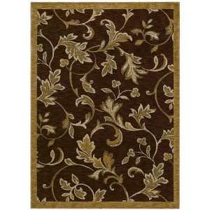 Tommy Bahama Rugs Home Nylon Garden Gate Cranberry Contemporary Rug 