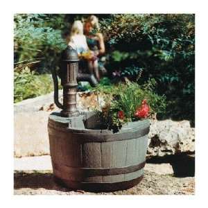  Whiskey Barrel Planter Fountain Patio, Lawn & Garden