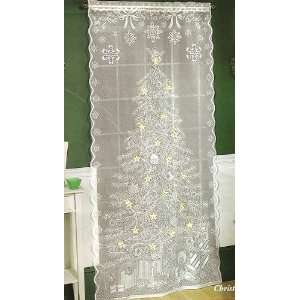  Quaker Lace Translucent White Christmas Tree Lighted Panel 
