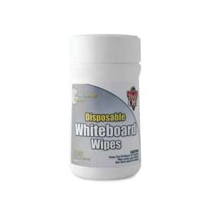 wipes safely and effectively clean residual dry ink off whiteboards 
