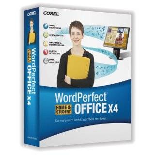 WordPerfect Office X4 Home & Student   Windows Vista / XP